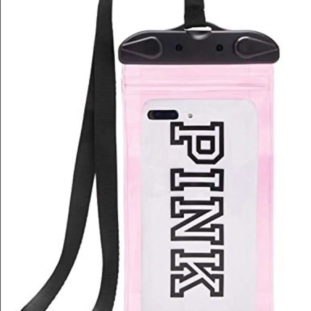 NEW PINK Water Resistant Phone Pouch pink Plastic